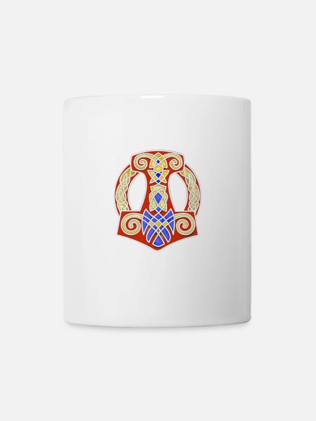 Marteau de Thor Mjölnir - Mug blanc - blanc