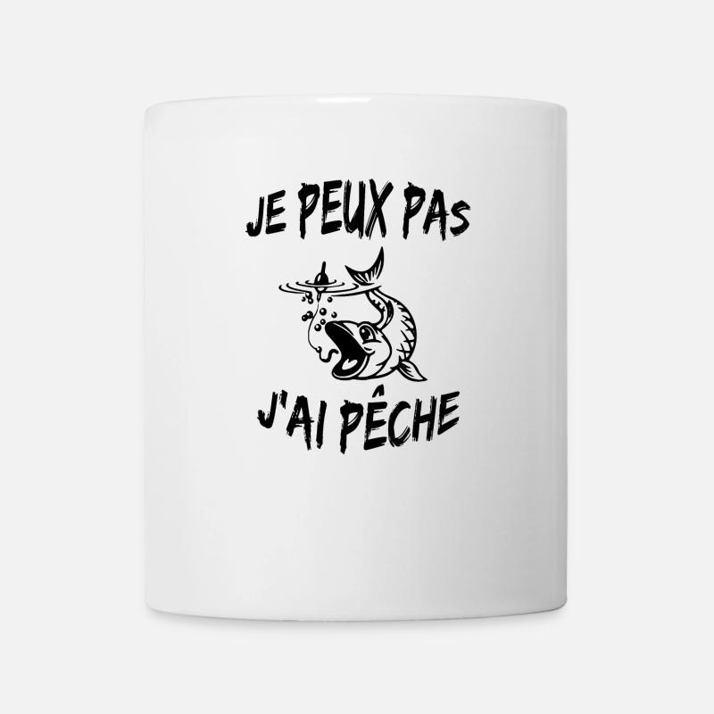 Je peux pas j'ai pêche - Mug blanc - blanc