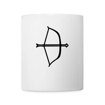 Bow and arrow - Mug - white - Front