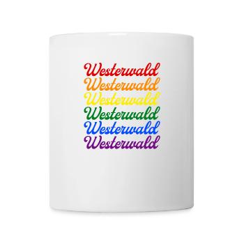 Westerwald Berge Westerwald Geschenkidee Pfalz - Tasse - Weiß - Vorne