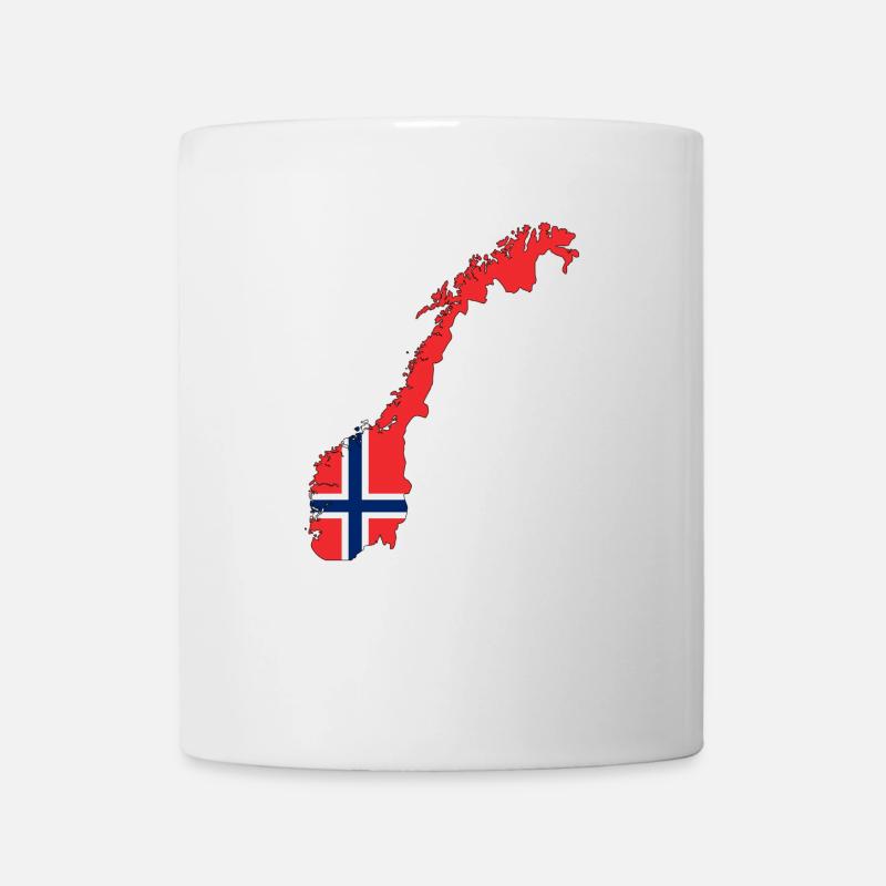 Norge - Mugg - vit