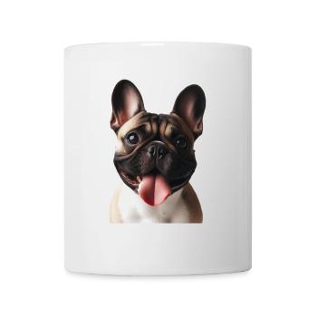 Un bouledogue français - Mug blanc - blanc - Devant