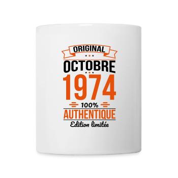 50. Jahrestag - Original - Oktober 1974 - Tasse - Weiß - Vorne