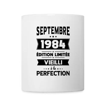 40th Anniversary - September 1984 Perfection - Mug - white - Front