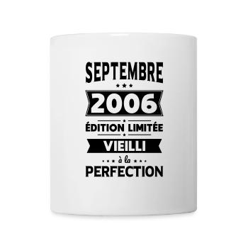 18th birthday - September 2006 Perfection - Mug - white - Front