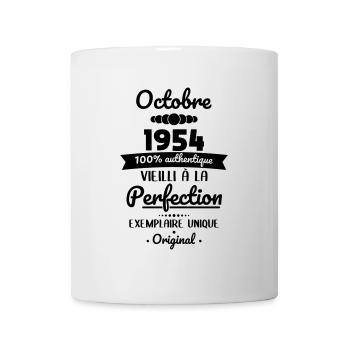 70. Jahrestag - Oktober 1954 Original - Tasse - Weiß - Vorne