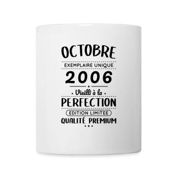 18th birthday - October 2006 Perfection - Mug - white - Front