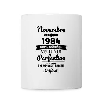 40. Jahrestag – November 1984 Original - Tasse - Weiß - Vorne