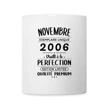 18th birthday - November 2006 Perfection - Mug - white - Front