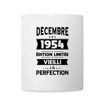 70th Anniversary - December 1954 Perfection - Mug - white - Front