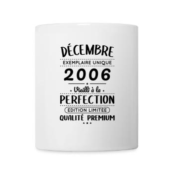 18th Birthday - December 2006 Perfection - Mug - white - Front