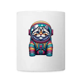 Petit chat mignon comme astronaute astronaute - Mug blanc - blanc - Devant