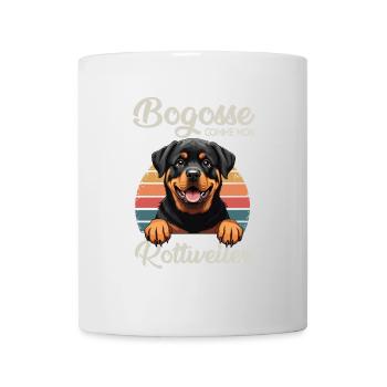 Bogosse comme mon Rottweiller cadeau chien - Mug blanc - blanc - Devant