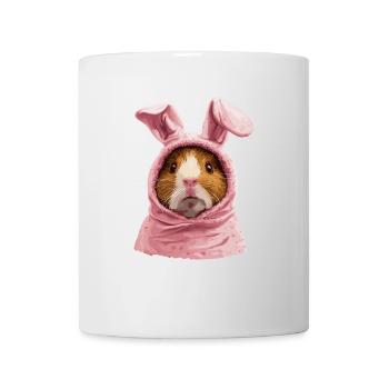 Cochon d’Inde en costume de lapin de Pâques - Mug blanc - blanc - Devant