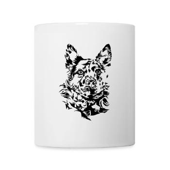 MUDI Hungarian Shepherd Dog Wilsigns Dog Dogs - Mug - white - Front