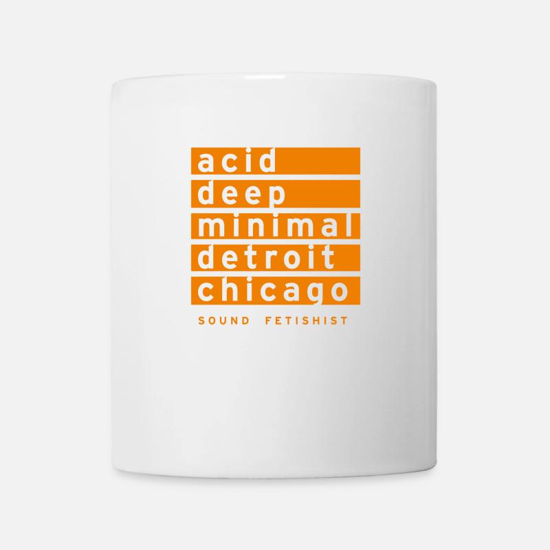 acid, deep, minimal, detroit, chicago - Mug - white