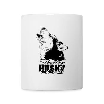 SIBERIAN HUSKY Schlittenhunde Musher Wilsigns - Tasse - Weiß - Vorne