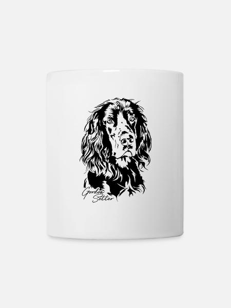 GORDON SETTER Portrait Hunde Hund Wilsigns - Tasse - Weiß