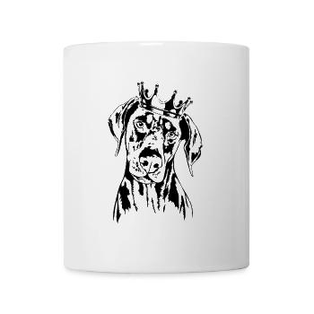 DOBERMANN Krone Dog Dogs Wilsigns - Mug - white - Front