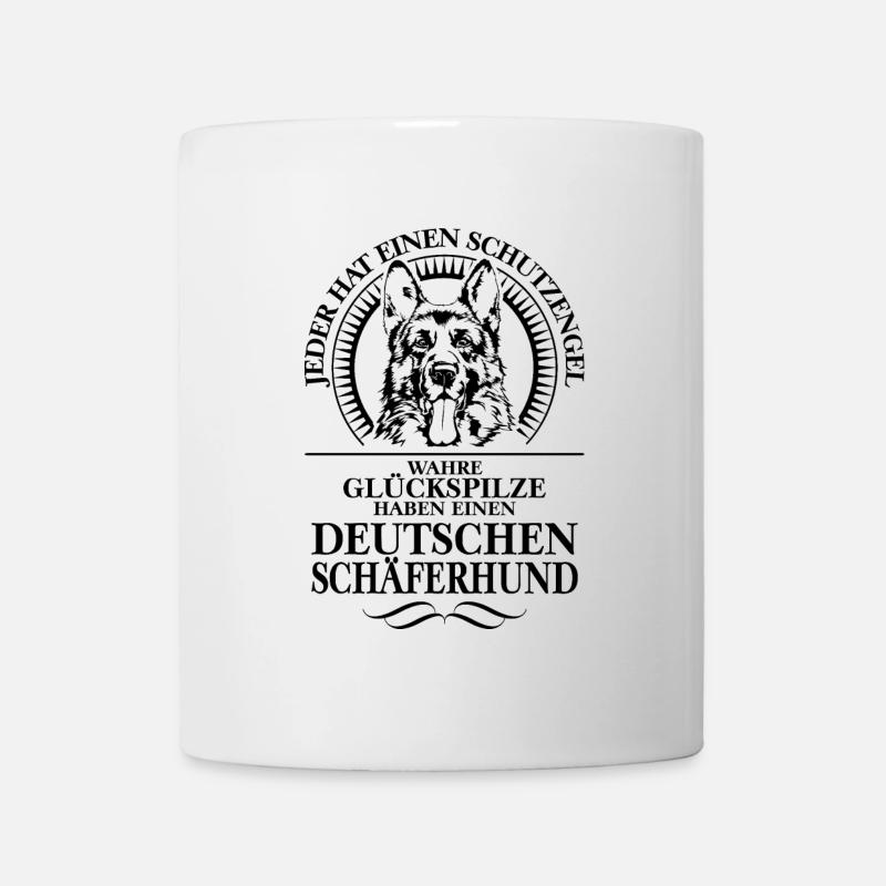 DEUTSCHER SCHÄFERHUND Schutzengel Hund Wilsigns - Tasse - Weiß