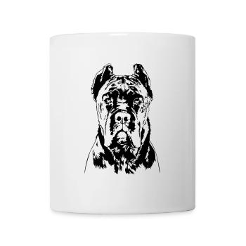 CANE CORSO ITALIANO Portrait Dog Dogs Wilsigns - Mug - white - Front