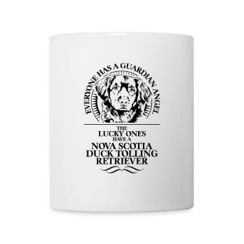 CANARD DE LA NOUVELLE-ÉCOSSE TOLLING RETRIEVER Ange gardien - Mug blanc - blanc - Devant