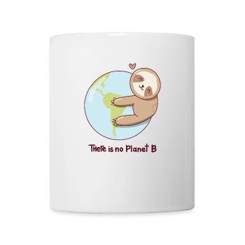 Faultier Erde Welt Umweltschutz Klimaschutz Liebe - Tasse - Weiß - Vorne