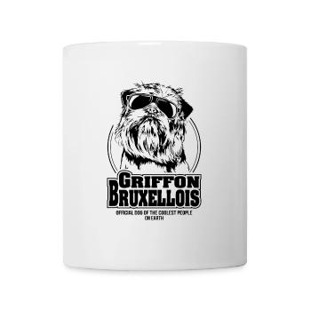 GRIFFON BRUXELLOIS coolest people dogs saying - Mug - white - Front