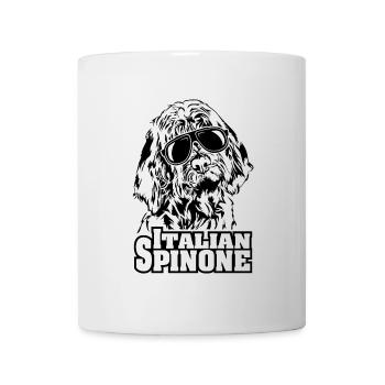 ITALIAN SPINONE cool sunglasses dogs dog - Mug - white - Front