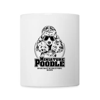 MINIATURE POODLE coolest people dogs saying - Mug - white - Front