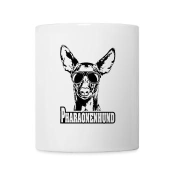 PHARAONENHUND cool Sonnenbrille Hunde Hund - Tasse - Weiß - Vorne