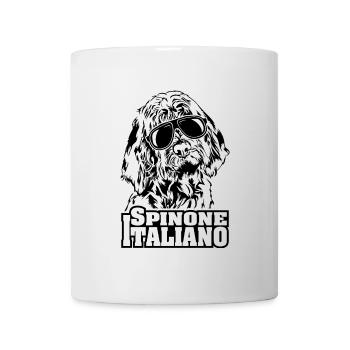 SPINONE ITALIANO cool sunglasses dogs dog - Mug - white - Front