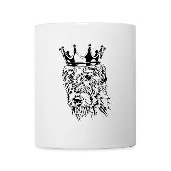 IRISH WOLFHOUND Crown Dogs Chien Wilsigns - Mug blanc - blanc - Devant