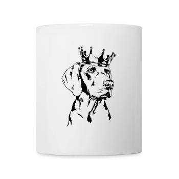 WEIMARANER Krone Chiens Wilsigns - Mug blanc - blanc - Devant