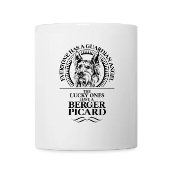 BERGER PICARD Guardian Angel Hundespruch Hunde - Tasse - Weiß - Vorne
