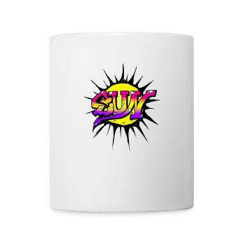 Sun Graffiti Text - Tasse - Weiß - Vorne