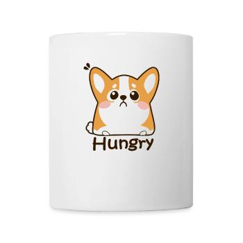 Corgi mignon affamé - Mug blanc - blanc - Devant