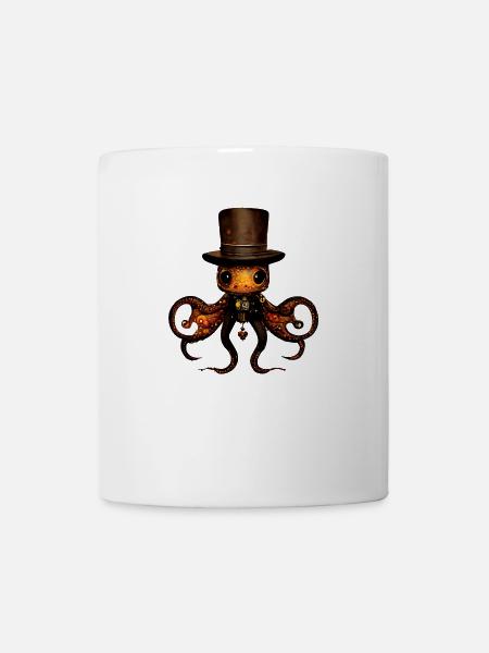 Pieuvre - Mug blanc - blanc