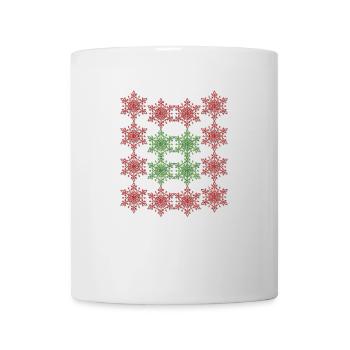 Étoiles rouges - Mug blanc - blanc - Devant