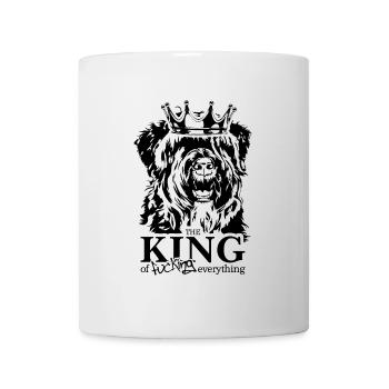 BOUVIER DES FLANDRES Roi chien disant Wilsigns - Mug blanc - blanc - Devant