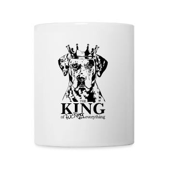 CATAHOULA LEOPARD DOG King Hunde Spruch Wilsigns - Tasse - Weiß - Vorne