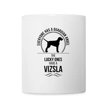 VIZSLA Guardian Angel Hundespruch Wilsigns - Tasse - Weiß - Vorne