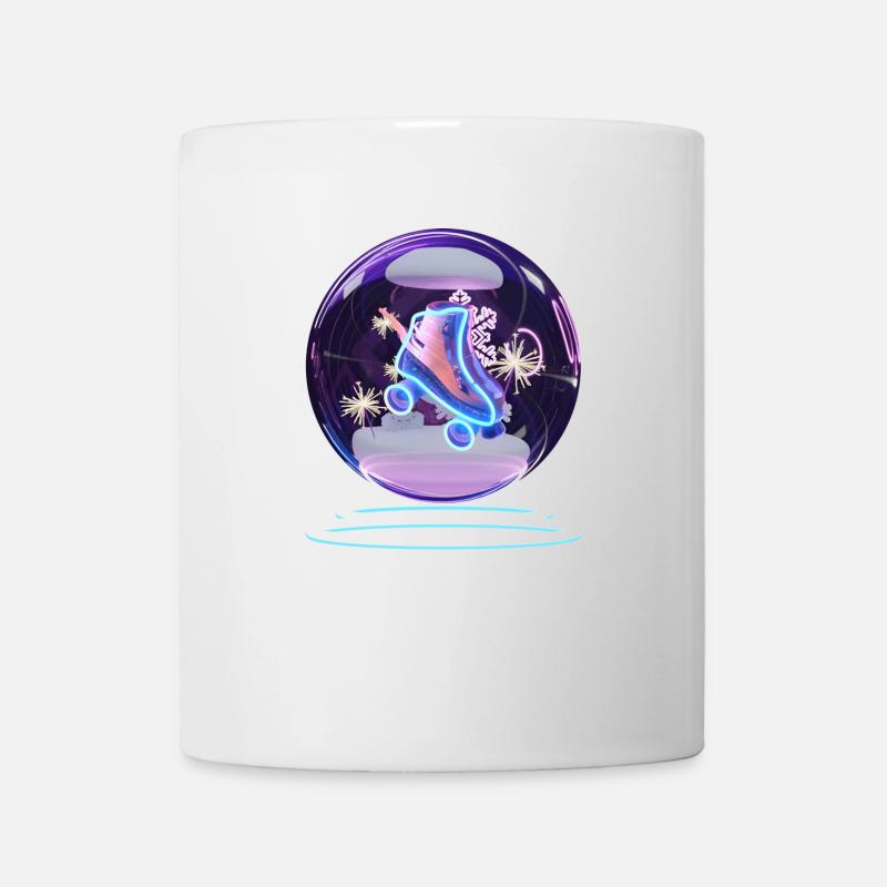 Boule à neige - Mug blanc - blanc