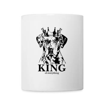 CATAHOULA CHIEN LÉOPARD Roi chien disant Wilsigns - Mug blanc - blanc - Devant