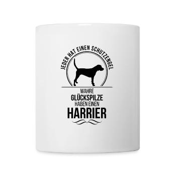 HARRIER Schutzengel Hunde Spruch Wilsigns - Tasse - Weiß - Vorne