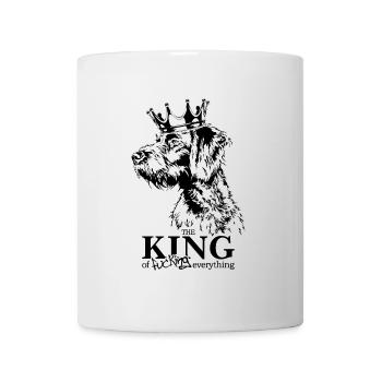 GERMAN WIREHAIR King of everything dog Wilsigns - Mug - white - Front
