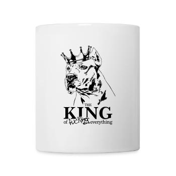 Dogo Argentino Roi de tout Chiens Wilsigns - Mug blanc - blanc - Devant