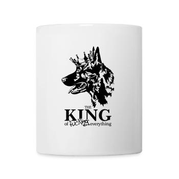 Hollandse Herder King of everything Hund Wilsigns - Tasse - Weiß - Vorne