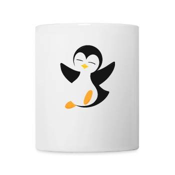Pinguin - Tasse - Weiß - Vorne