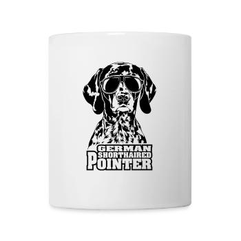 German Shorthaired Pointer cool Jagdhunde Wilsigns - Tasse - Weiß - Vorne